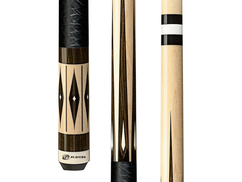 Players Natural with Bocote 6 Point Graphic Cue