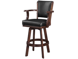 RAM Game Room Swivel Barstool With Arms in Cappuccino