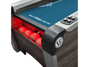 Skee-Ball Home Arcade Premium with Indigo Cork's Close-up View