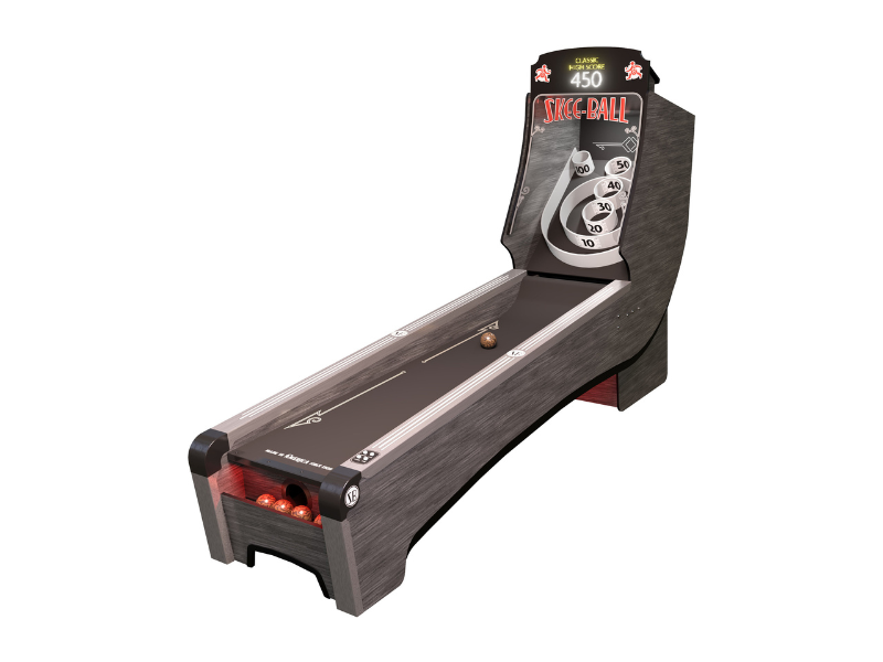 Skee-Ball Home Arcade Premium with Coal Cork