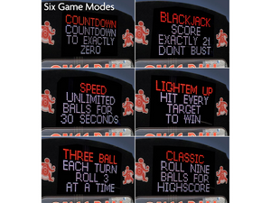 Skee-Ball Home Arcade Premium with Scarlet Cork's Game Modes