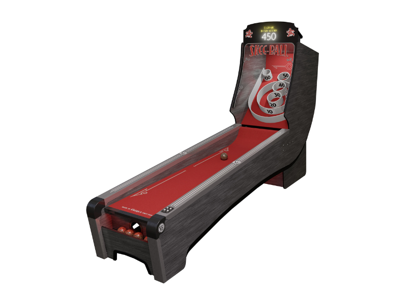 Skee-Ball Home Arcade Premium with Scarlet Cork