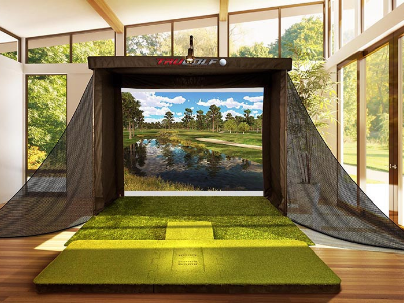 TruGolf Vista 10 Pro Golf Simulator on Display