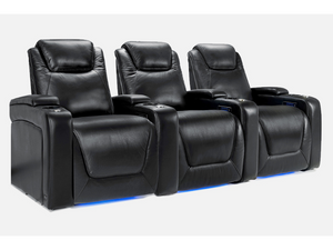 Valencia Oslo Modern Home Theater Seating Row of 3