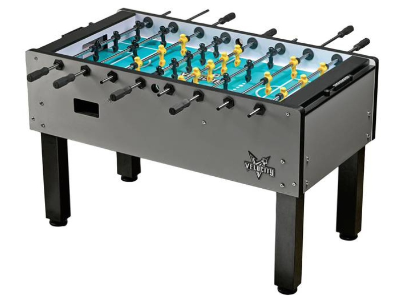 Velocity Foosball Table in Silver